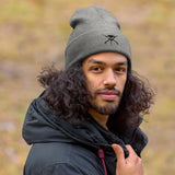 Skull Cuffed Beanie